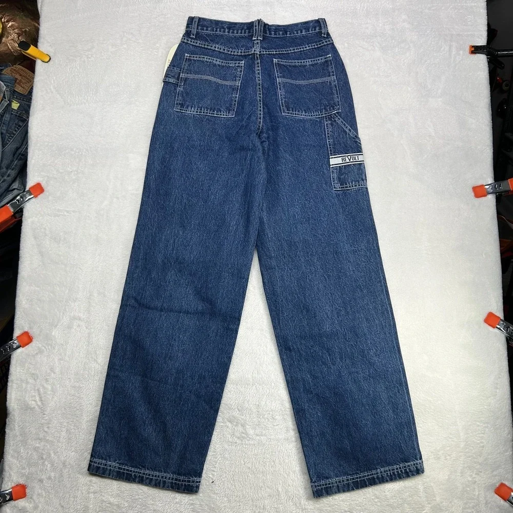 Vintage Revolt Clothing Co. Wide Leg Carpenter Jeans Women's 5/6 -‎ 27X32 NWT